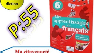 Ma citoyenneté  lectue dictionMes apprentissages en français 6AEP UD2 [upl. by Leatrice4]