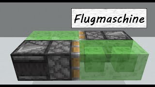 Minecraft Flugmaschine bauen [upl. by Aralc]