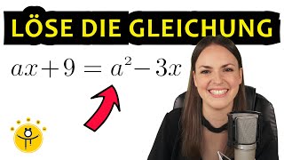 Gleichung mit PARAMETER lösen – Gleichungen nach x auflösen [upl. by Yddur]