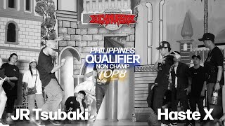 JR TSUBAKI VS HASTE X  BUCK INVASION 4 PHILIPPINES QUALIFIERS  TOP 8 NON CHAMPION CATEGORY [upl. by Tressia]