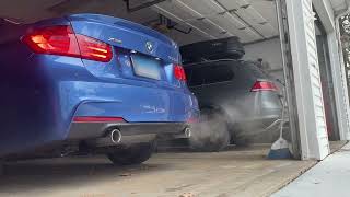 2014 BMW 335xi 35° Cold Start Pure Sound F30 N55 [upl. by Ymled]