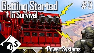 Power Systems  Getting Started in Space Engineers 3 Survival Tutorial Series [upl. by Bertram]