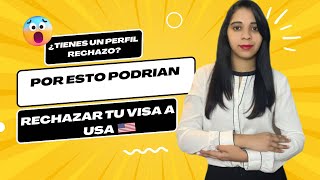 POR QUE TE RECHAZAN LA VISA [upl. by Groome611]