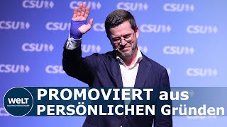 DOKTOR DER PHILOSOPHIE Guttenberg hat wieder einen Doktortitel [upl. by Barrington]