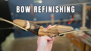 How To Refinishing A Traditional Bow [upl. by Fanchie]