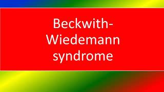 Beckwithwiedemann syndrome [upl. by Arhna302]