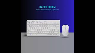 Rapoo 8000M Multimode Wireless Keyboard amp Mouse [upl. by Snyder]