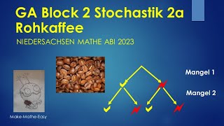 GA Niedersachsen Mathe Abi 2023 Stochastik Block 2a Rohkaffee [upl. by Renato]