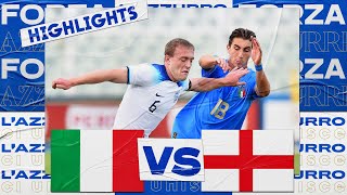 Highlights ItaliaInghilterra 02  Under 21 22 settembre 2022 [upl. by Zanze813]