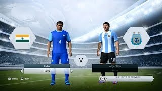 FIFA 14 India vs Argentina  The Hindi Gamer [upl. by Naut]