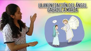 La Anunciación El ángel Gabriel se aparece a María  Hermano Zeferino 07 clip [upl. by Kelbee]