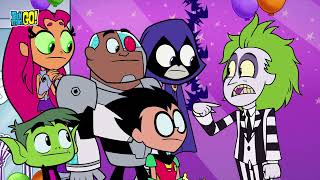 Beetlejuice Shocks and Awes 💀💚🪦  Teen Titans Go  Cartoon Network [upl. by Urion]