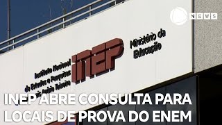 INEP abre consulta a locais de prova do Enem 2024 [upl. by Idas]