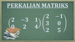 MATRIKS Cara mudah perkalian matrik berordo 2x3 dengan 3x2 [upl. by Trawets]