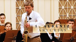 ISAAC ALBENIZ  ASTURIAS Sergey Kolesov saxophone [upl. by Broeder942]