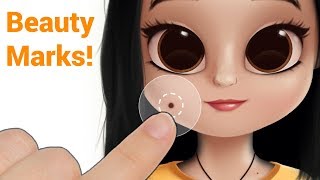 New Beauty Mark Feature  Dollify App [upl. by Akemehc]