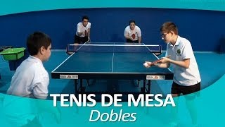 TENIS DE MESA 11 Juego de dobles [upl. by Sokairyk]