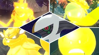 Pokemon Legends Arceus  All Bosses No Damage [upl. by Einahpit647]