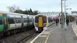 Trains At Horsham Railway Station  301215 [upl. by Eiliah]