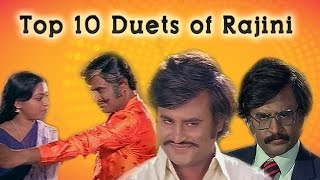 Top 10 Duets of Rajinikanth  Super star  Audio Jukebox  HD Songs  Tamil [upl. by Hartwell]