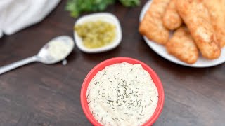 Easy Homemade Tartar Sauce Recipe [upl. by Korry]