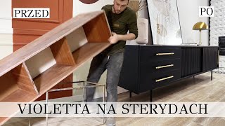 Metamorfoza komody z czasów PRL  PORADNIK DIY KROK PO KROKU  MALOWANIE STARYCH MEBLI [upl. by Amekahs576]