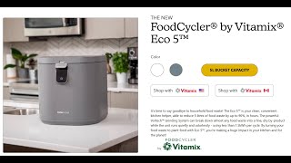 FoodCycler by Vitamix Eco 5 [upl. by Alyhc]