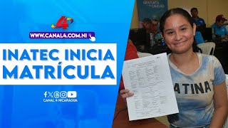 INATEC inicia matrícula para carreras técnicas 2024 con oferta educativa diversificada [upl. by Ahsen]