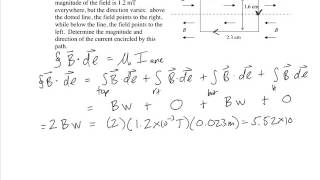 PHYS 212 Amperes Law Example Problem [upl. by Harim819]