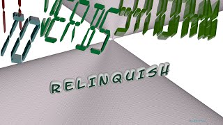 relinquish  16 verbs with the meaning of relinquish sentence examples [upl. by Nosnevets874]