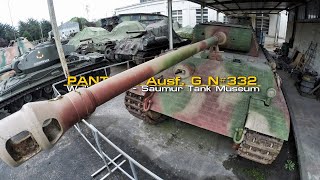 Panther Ausf G quotN332quot Walkaround  Saumur Tank Museum  Musée Des Blindés [upl. by Einnil]