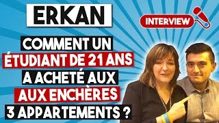 Un étudiant achète 3 appartements aux enchères 2024 [upl. by Htenywg]