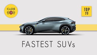 Fastest SUVs In The World  Top 20  2024  Cars 101 [upl. by Juditha]