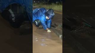 Best cleaner unclog culvert drain avoid flooding street drain unclog culvert shorts short [upl. by Legge]