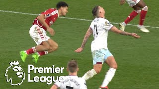 Kalvin Phillips sent off for dangerous tackle v Nottingham Forest  Premier League  NBC Sports [upl. by Ras]