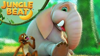 Sweaty  Jungle Beat  Cartoons for Kids  WildBrain Zoo [upl. by Lletnohs]