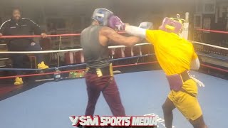 WBA Champion Raymond Ford vs Welterweight Eliezer Olmeda Sparring Rounds 79 [upl. by Gazo]