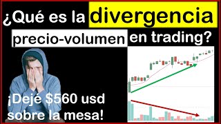 ¿Qué es la divergencia precio–volumen en trading [upl. by Connett]