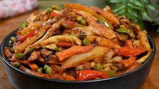 وصفة لذيذه جدًا مشكل الخضروات مذهل بهذه الطريقة السهلة مع اللحم Vegetables taste amazing with meat [upl. by Idalia169]