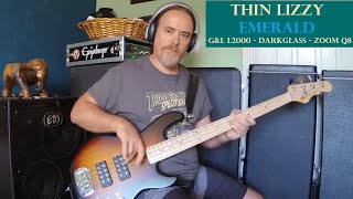 Emerald  Thin Lizzy  GampL Bass Cover [upl. by Lasala]