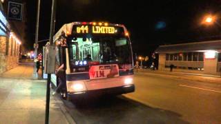 NYCTA Bus  Orion VII NG HEV 4232 on the B44 at Nostrand Avenue amp Avenue Z AT NIGHT [upl. by Ycinuq603]