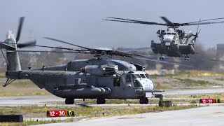 CH53E Super Stallion and CH46 SeaKnight arrival Vertical Challenge 2012 [upl. by Trish]