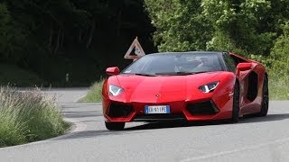 Lamborghini Aventador LP7004 Roadster  Test by DRIVE Magazine Eng subs [upl. by Eatnuhs472]