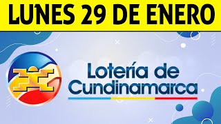 Resultados Lotería de CUNDINAMARCA Lunes 29 de Enero de 2024 ULTIMO SORTEO PREMIO MAYOR 😱💰🚨 [upl. by Mcculloch]