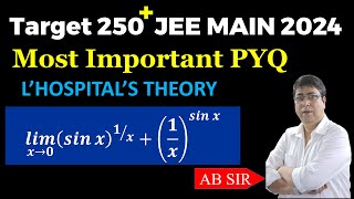 MOST IMPORTANT LIMIT FOR JEE MAINS amp ADVANCED I AB SIR jee2024 shortsviral [upl. by Nnylyaj]