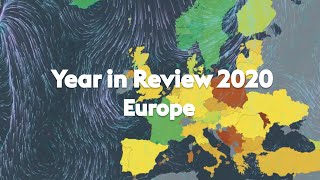 Electricity Maps  Year in Review 2020 Europe [upl. by Yelahs240]