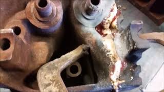 Learning how to Braze Cast Iron on a cylinder head [upl. by Ollayos874]