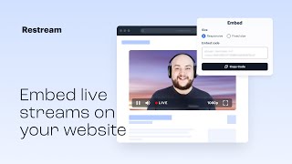 How to Live Stream Directly to Your Website [upl. by Annodal]