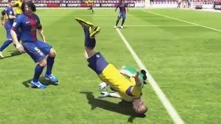 TOP 5 FIFA 13 FAILS  Insane Goalkeeper Goal [upl. by Irdua]