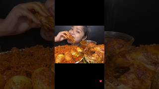 SPICY SCHEZWAN EGG RICE🧆WITH WHOLE TANDOORI CHICKEN🍗ASMR EATING✨❤MADDY EATS mukbang eatingvideos [upl. by Aicnarf]